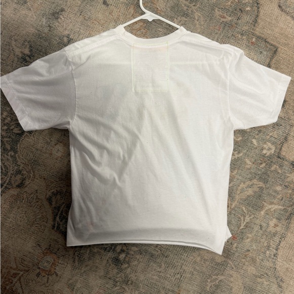 Aviator Nation White Tee with colorful graphic print womens sz medium - Picture 3 of 3